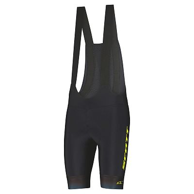 Превью  Велотрусы SCOTT RC Pro WC Edt. с лямками Black/Sulphur Yellow